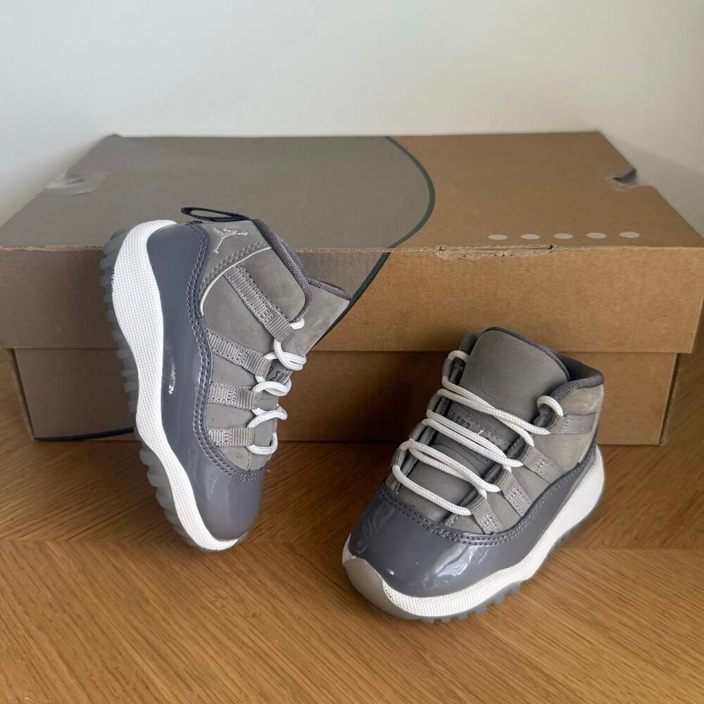 Nike Air Jordan 11 ‘Cool Grey’ Toddler Sneakers- SZ 5 C